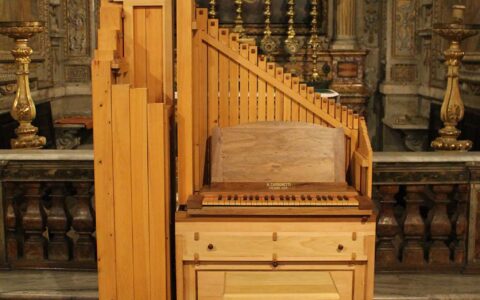 Organo “soave” di legno, costruito nel 2013